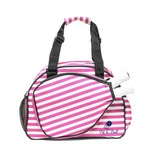 Stylish Stripe Pink Premium Women's Pickleball Bag