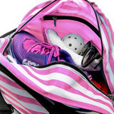 Stylish Stripe Pink Premium Women's Pickleball Bag