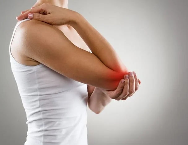 Woman With Pickleball Injury Playing Ladies Tournament Shoulder Pain And Tennis Elbow