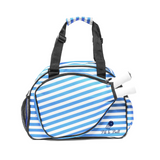 Stylish Stripe Blue Sport Premium Women's Pickleball Bag