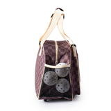 Checkered Chic Brown Stylish & Versatile Pickleball Bag