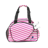 Stylish Stripe Pink Sport Premium Women's Pickleball Bag