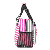 Stylish Stripe Pink Sport Premium Women's Pickleball Bag
